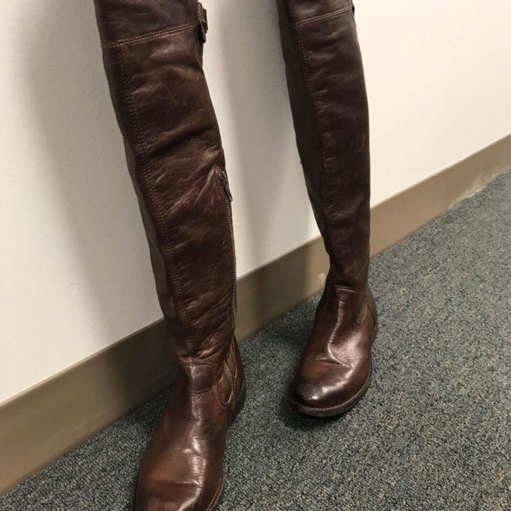 Frye Shirley Brown Over the Knee Boots - Picture 3 of 4